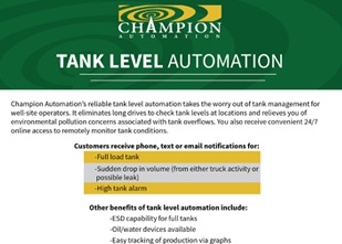 Tank Level Automation